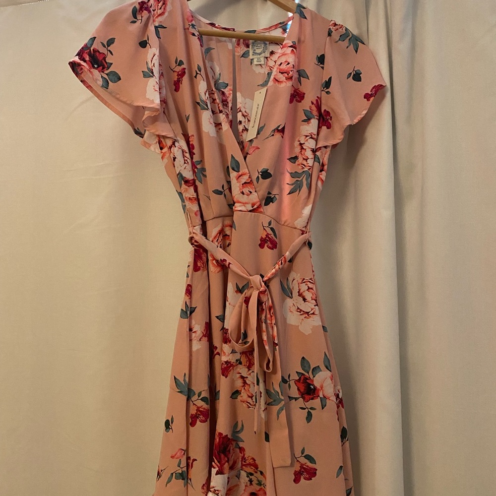 Pink Floral Dress